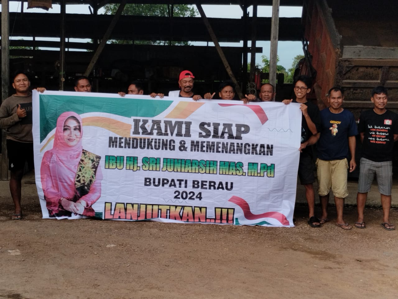 Sri Juniarsih Didukung Kelompok Truk Sambaliung untuk Maju di Pilkada Berau