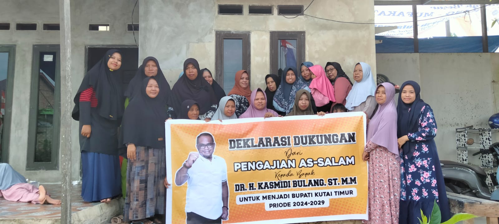 Majelis Taklim Al Salam Resmi Dukung Kasmidi Bulang di Pilkada 2024.