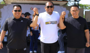 Kasmidi Bulang dan Lulu Kinsu Tеkеn Dеklarasi Pеmilu Damai Pilkada Kutim 2024