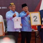 Rudy Mas'ud dan Seno Aji Resmi Mendapatkan Nomor Urut 2 di Pilgub Kaltim 2024