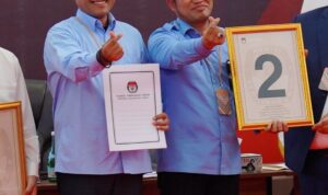 Rudy Mas'ud dan Seno Aji Resmi Mendapatkan Nomor Urut 2 di Pilgub Kaltim 2024