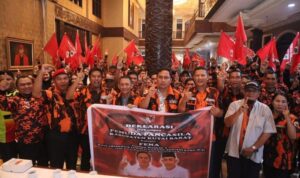 Pemuda Pancasila Kutai Barat Deklarasi Dukung Paslon FENA di Pilkada 2024