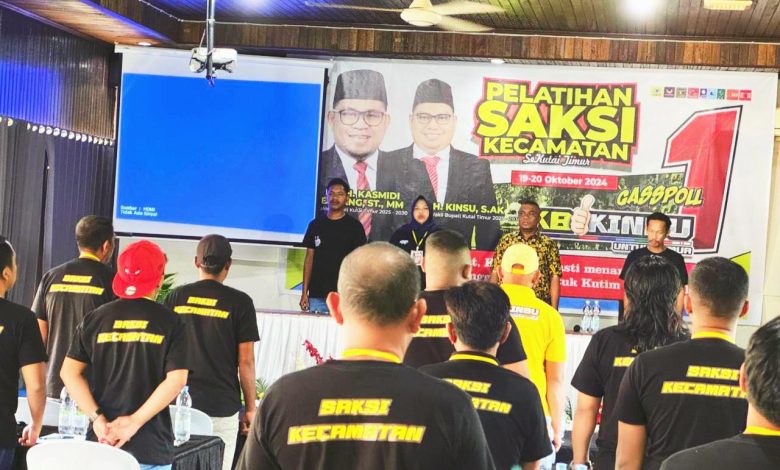 Kasmidi Bulang Perkuat Tim Saksi untuk Amankan Suara Pilkada Kutai Timur 2024