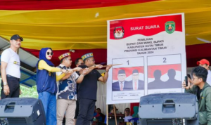 Kasmidi Bulang dan Lulu Kinsu Gaet Dukungan Anak Muda di Kampanye Batu Timbah