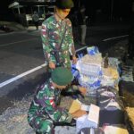 Satgas Pamtas Yonarmed 11 Kostrad Gagalkan Penyundupan 360 Botol Miras Ilegal di Sebatik