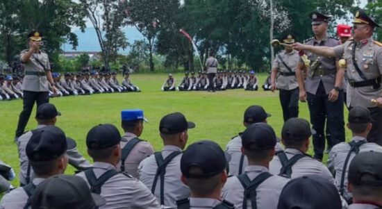 Pendidikan Khusus Bintara Polri untuk Ketahanan Pangan Resmi Dibuka di Banyubiru